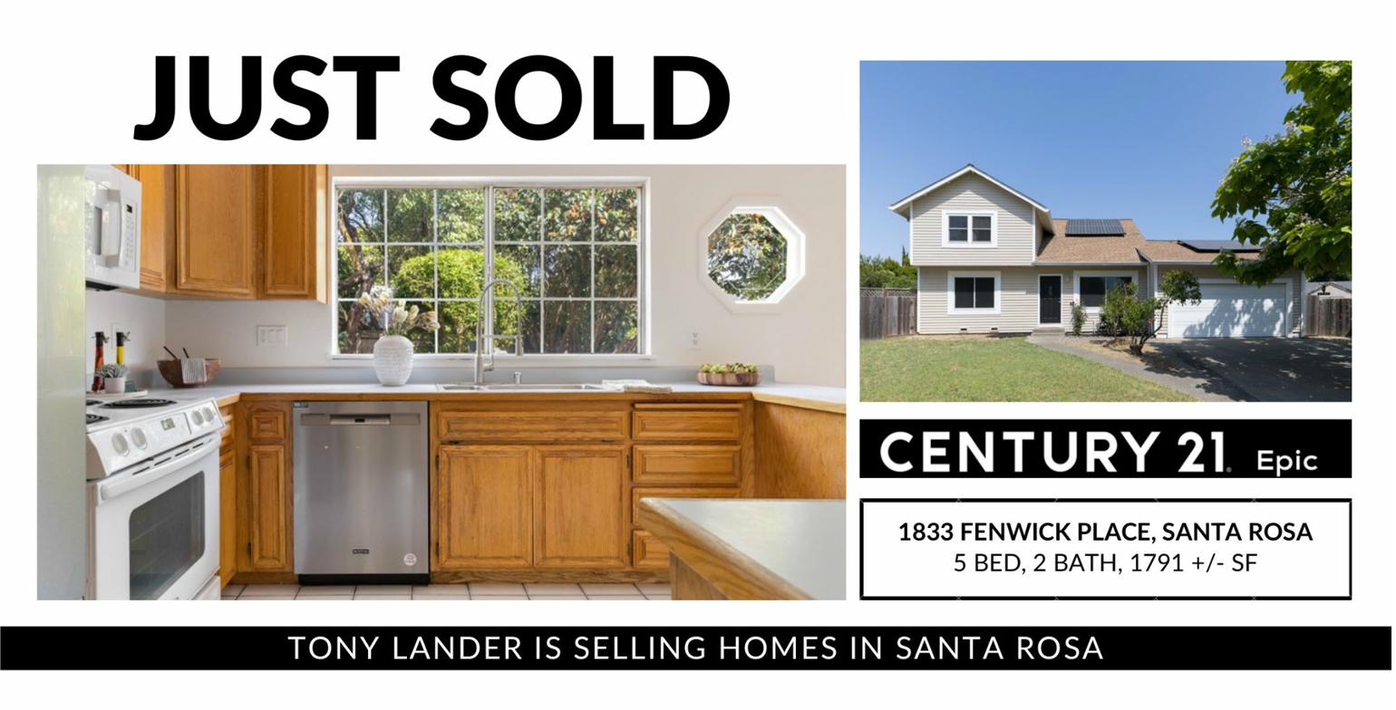 1833 Fenwick Place, Santa Rosa - Just Sold