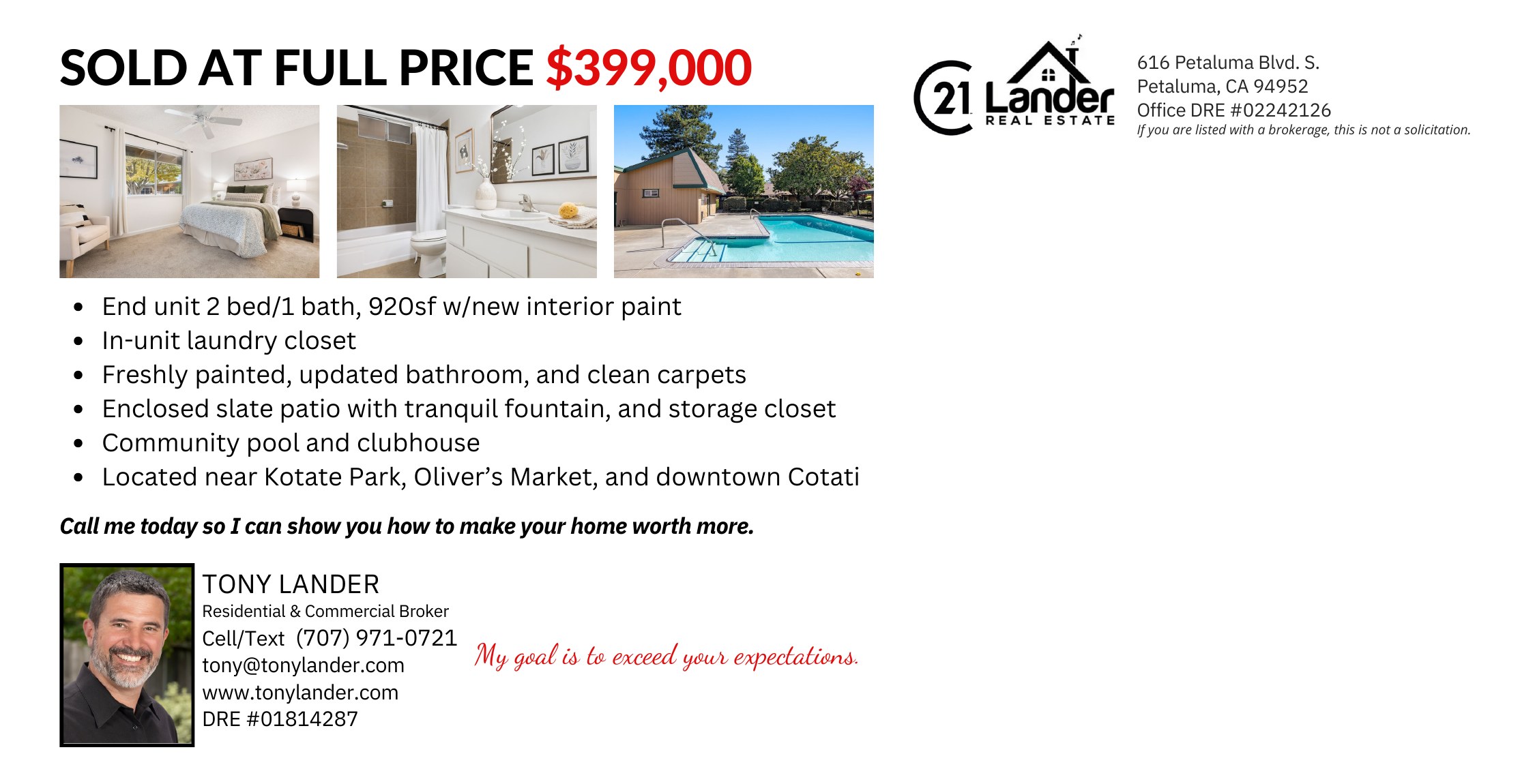 461 Lincoln Ave - Sold at $399,000