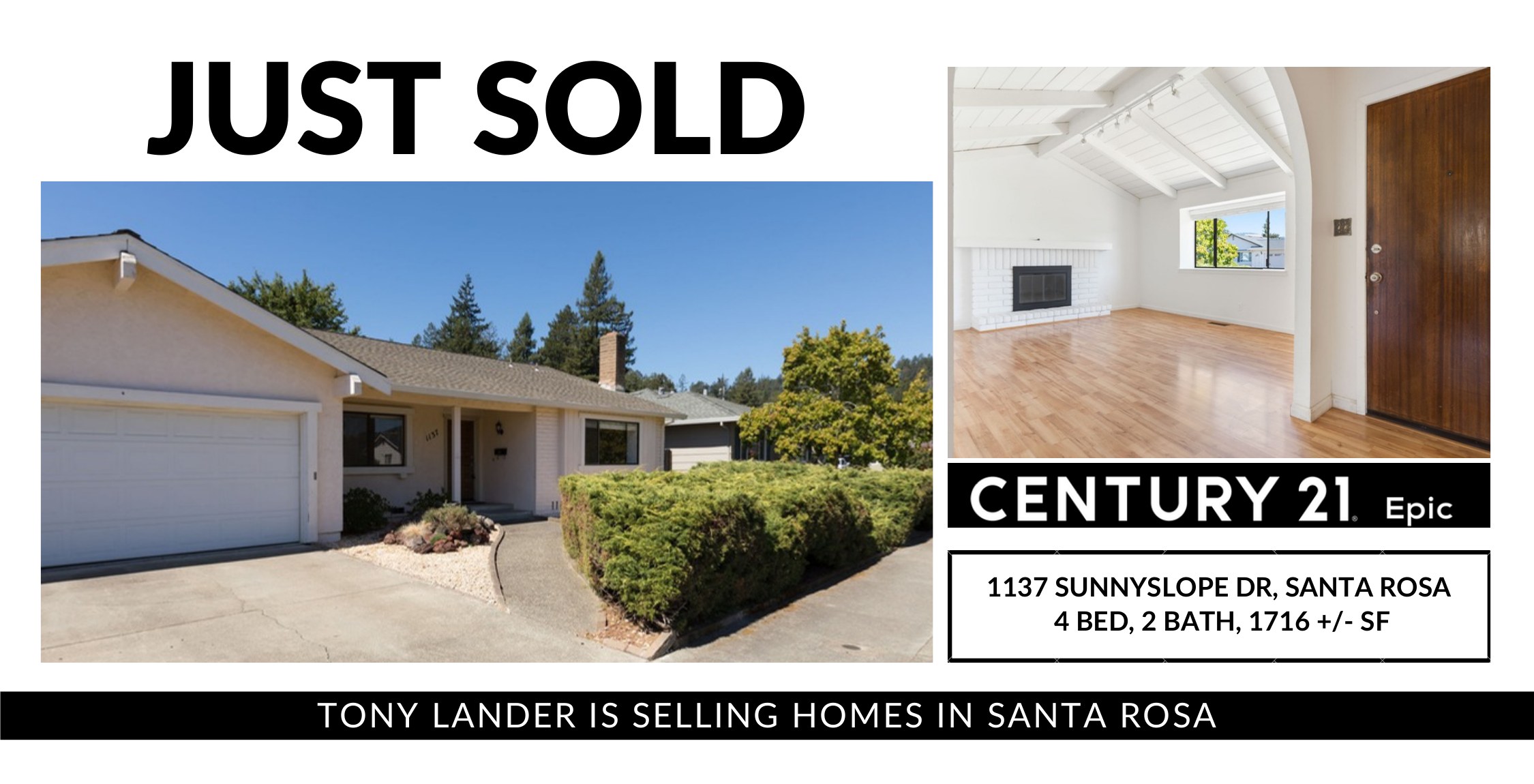 1137 Sunnyslope Drive - Just Sold