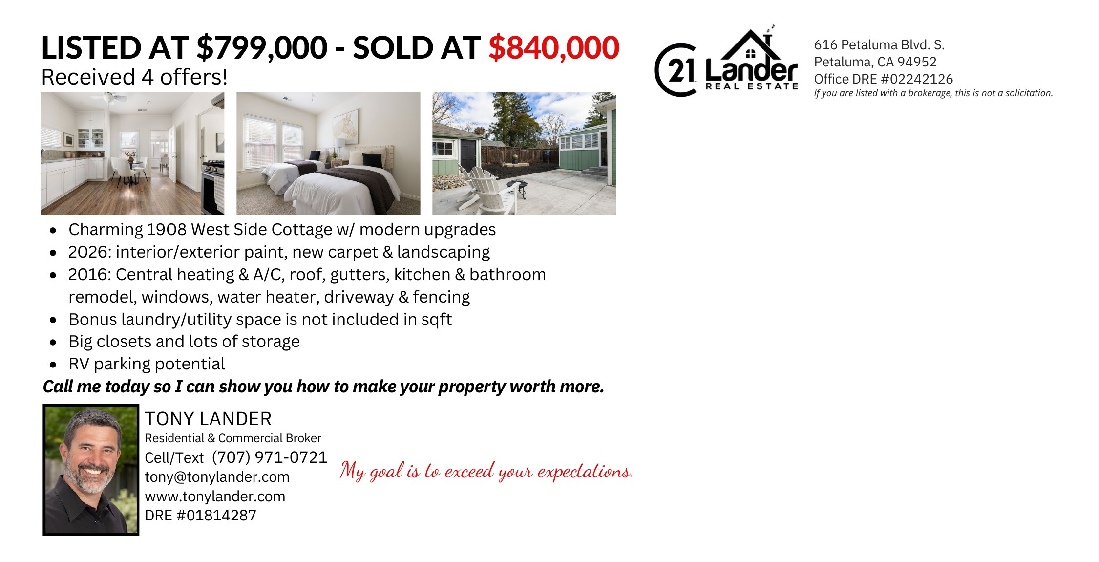 11 10th Street - Sold at $840,000