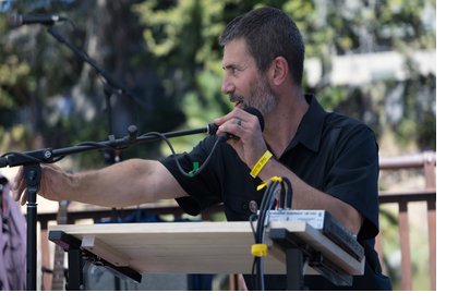 Tony performing live